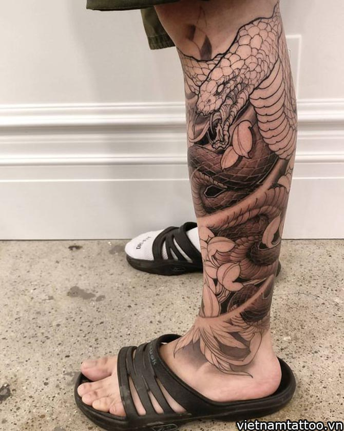 199 Hình Xăm Đẹp Ở Bắp Chân Cực Chất Mới Nhất Hiện Nay | Tattoos, Japanese  Leg Tattoo, Asian Tattoos