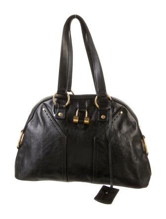 Yves Saint Laurent Leather Muse Handle Bag - Black Shoulder Bags, Handbags  - Yve192375 | The Realreal