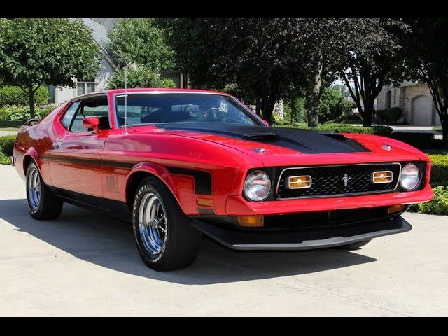1972 Ford Mustang Mach 1 R Code For Sale - Youtube